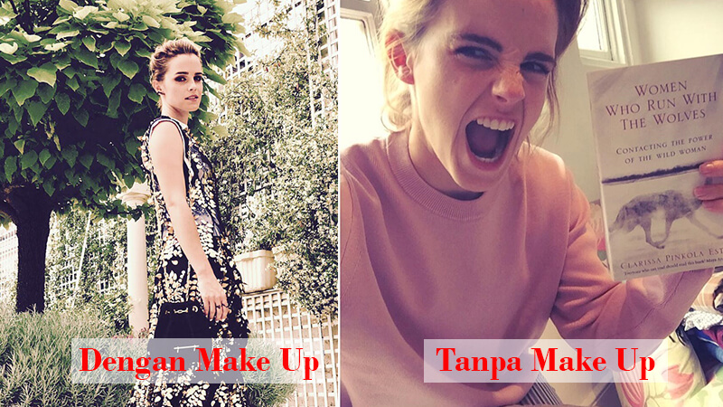 Foto Artis Tanpa Make Up - Emma Watson